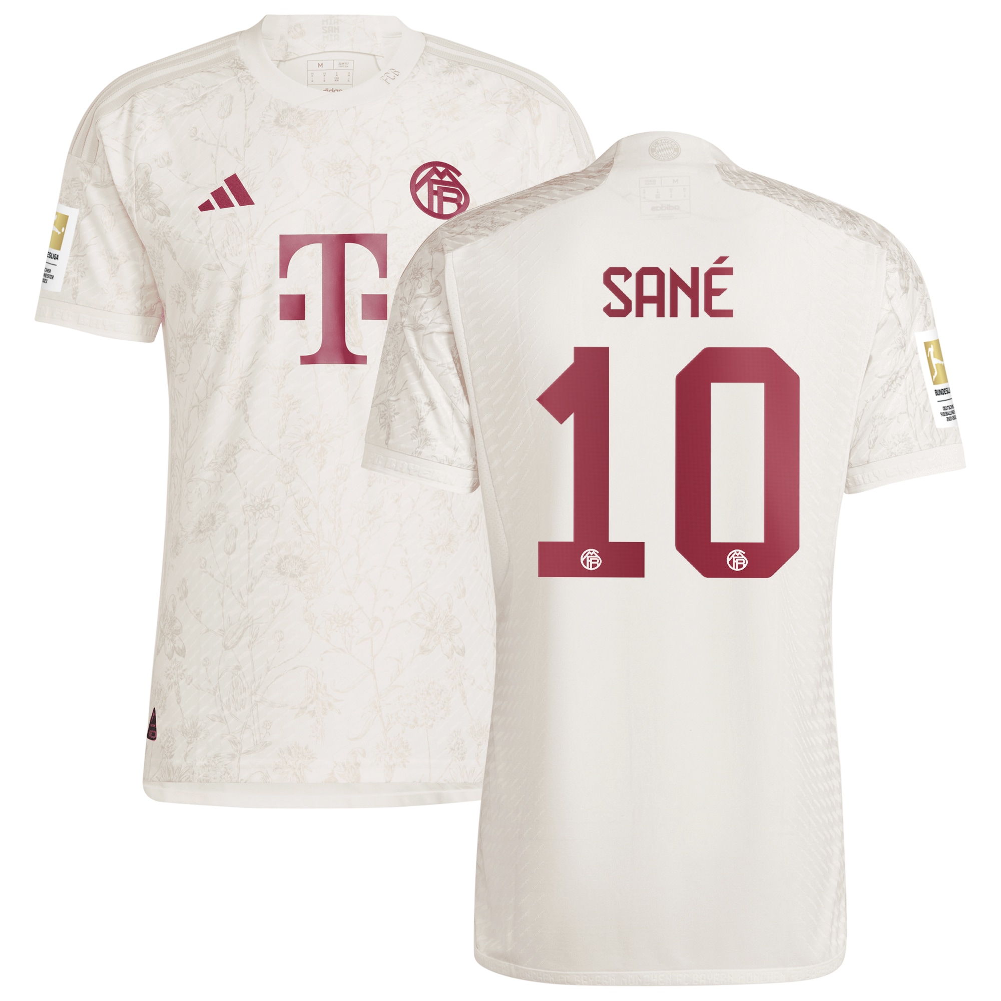 Leroy Sané Bayern Munich 2023/24 Third Authentic Jersey – White