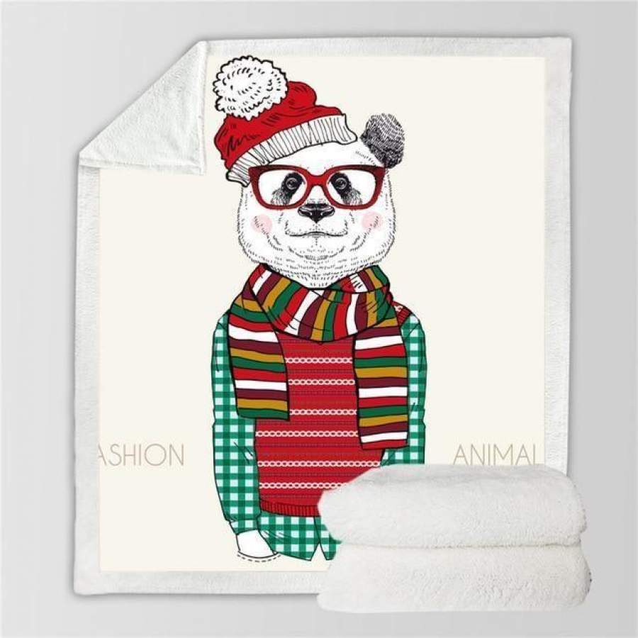 X-Mas Fashion Bear Blanket Christmas Decoration Ideas Christmas Gift Ideas