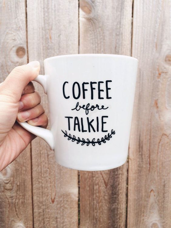 Coffee Before Talkie Funny Mug