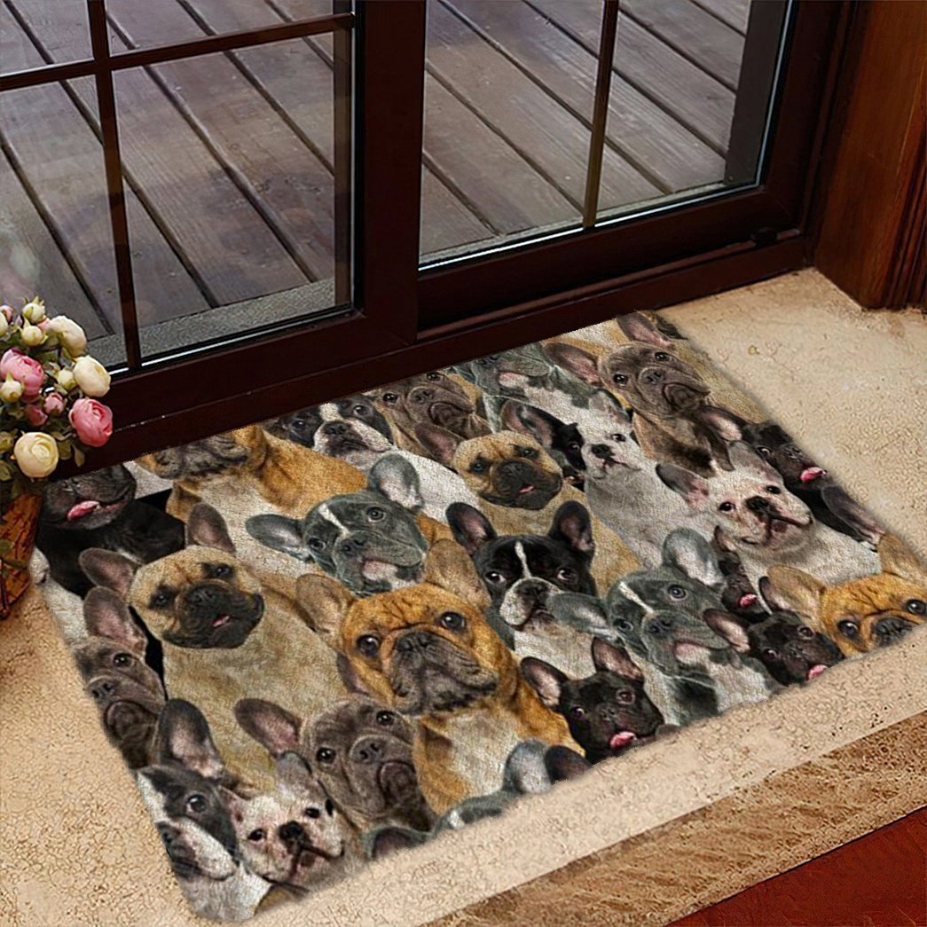 Tmarc Tee A Bunch Of French Bulldogs Doormat