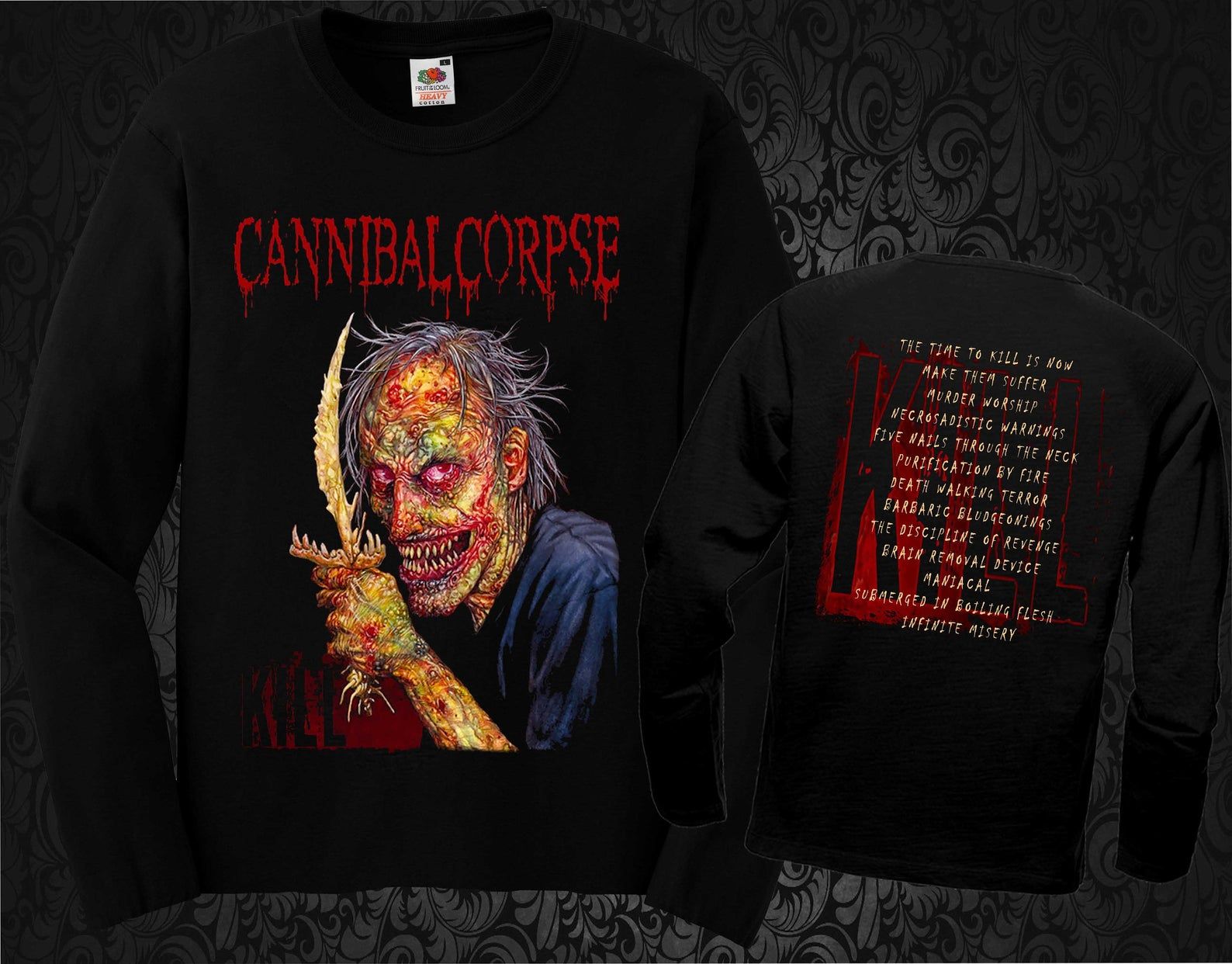 cannibal corpse kill shirt