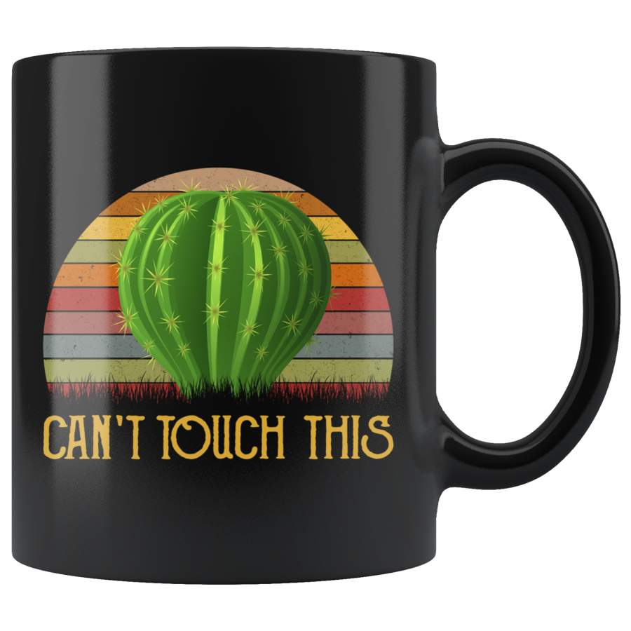 Vintage Can’t Touch This Cactus Mug Cup Coffee