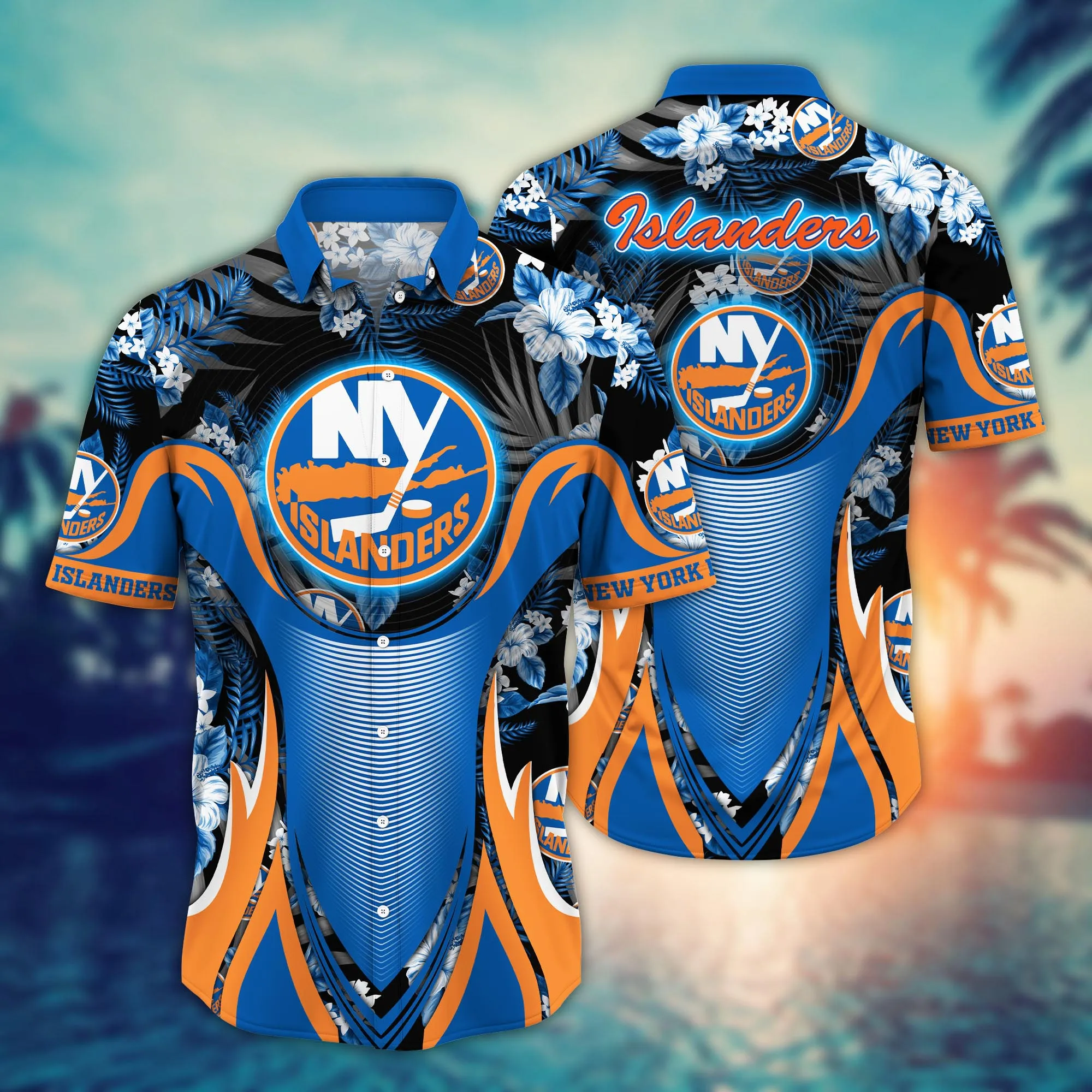 New York Islanders Nhl Hawaiian Shirt Summery Aloha Shirt