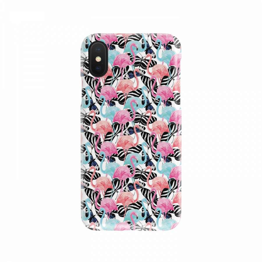 Flamingo Butterfly Hawaii Tropical Pattern Print Iphone Android Phone Cases Ha63521