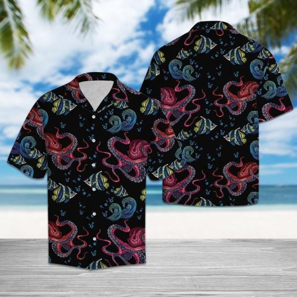 Happy Octopus Hawaii Shirt For Men Women Ha47718