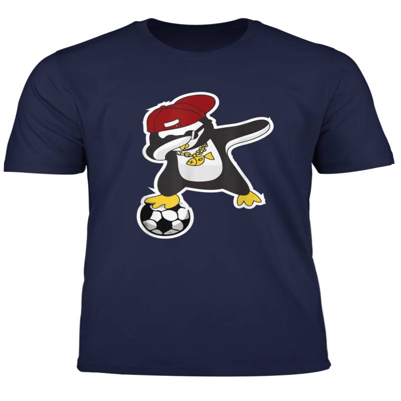 Dabbing Pinguin Figur Dab Penguin Fussball Kostum Bekleidung T Shirt