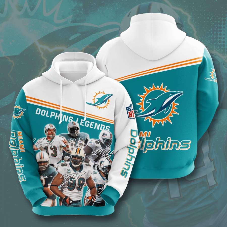 Miami Dolphins Hoodie 3D Style2420 All Over Printed