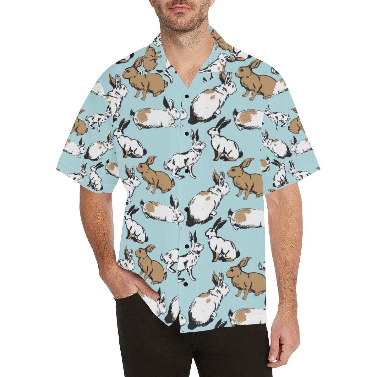 Rabbit Pattern Print Design Rb018 Hawaiian Shirt