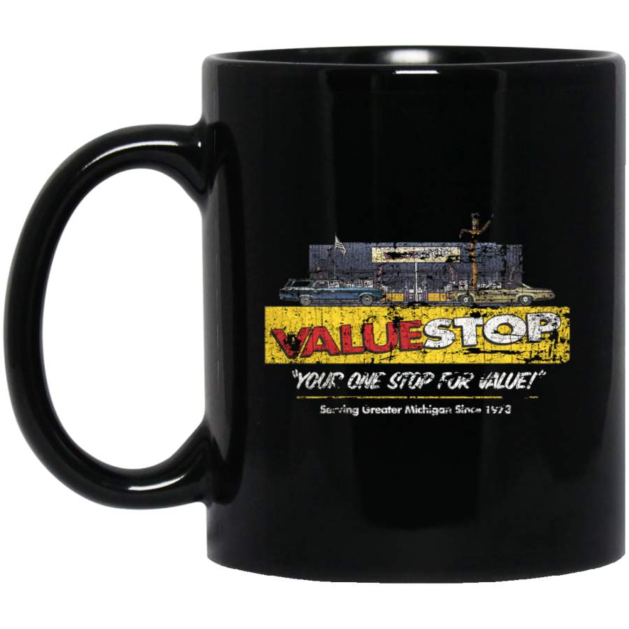 ValueStop – Vintage Mug Black Mug