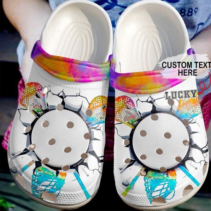 Lacrosse Personalized Crack Sku 1536 Crocs Clog Shoes – Fashionspicex Shop