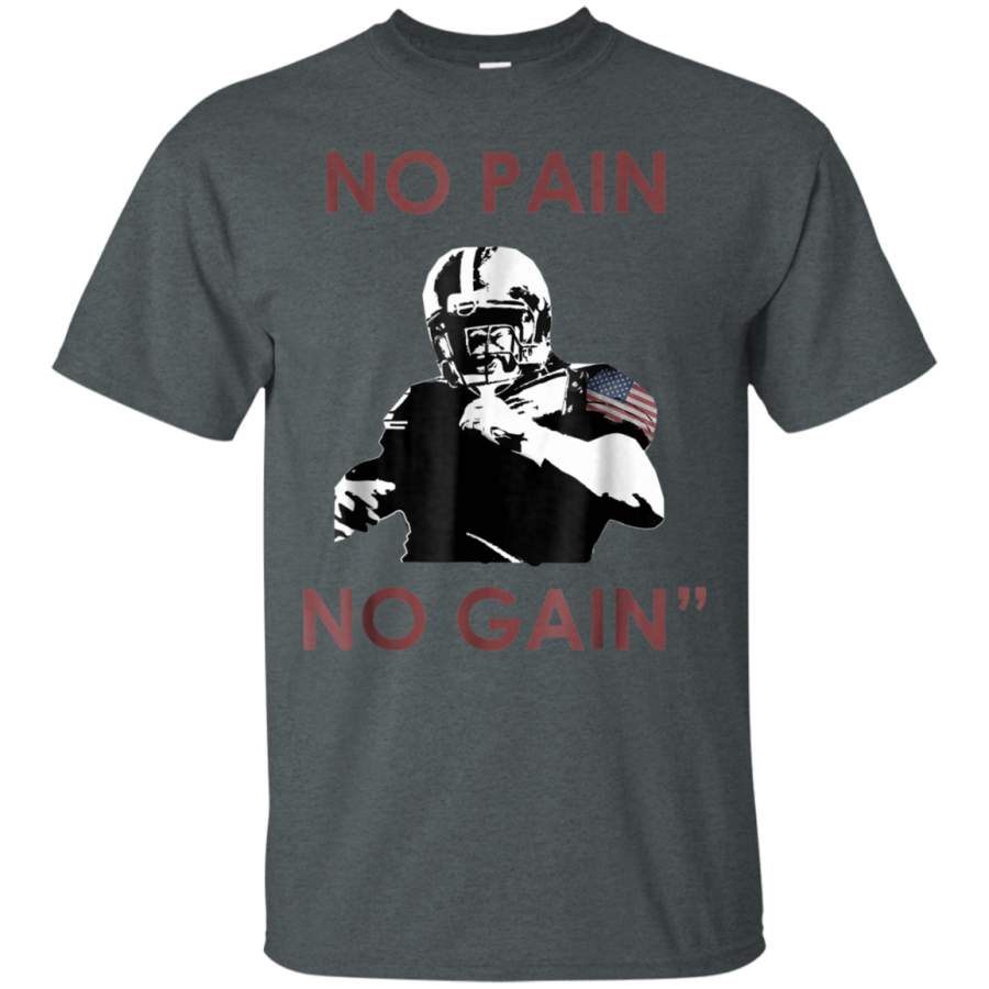 AGR American football rugby no pain no gain t shirt usa teams