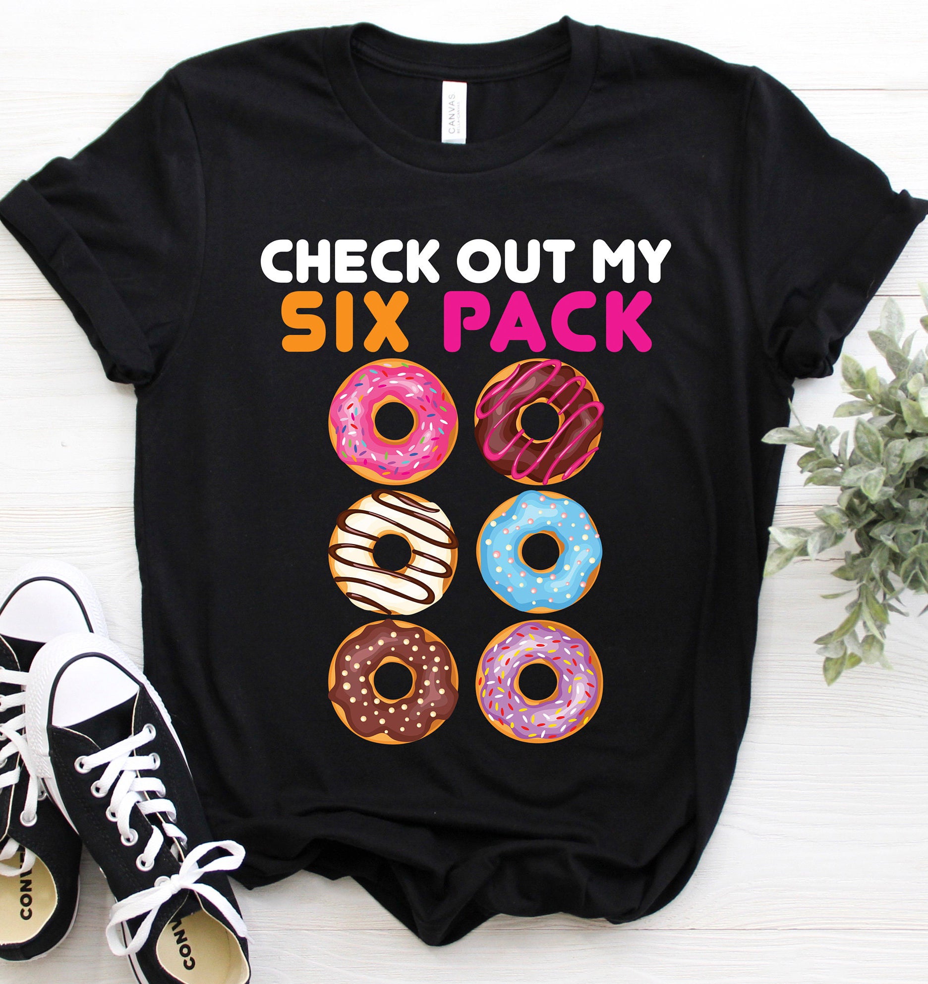 Check Out My Six Pack Donut Funny Standard/Premium T-Shirt Hoodie