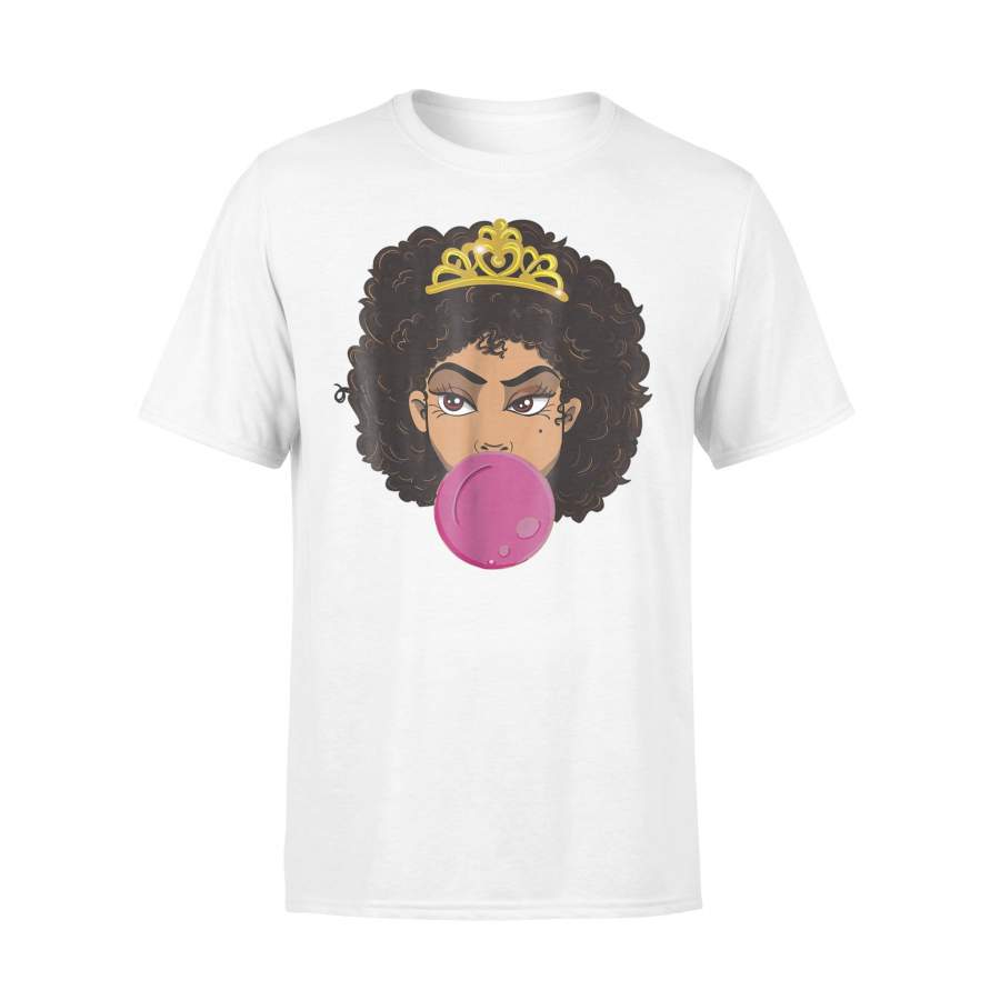 Black Girl Magic Bubblegum Afro Diva African Queen T-Shirt