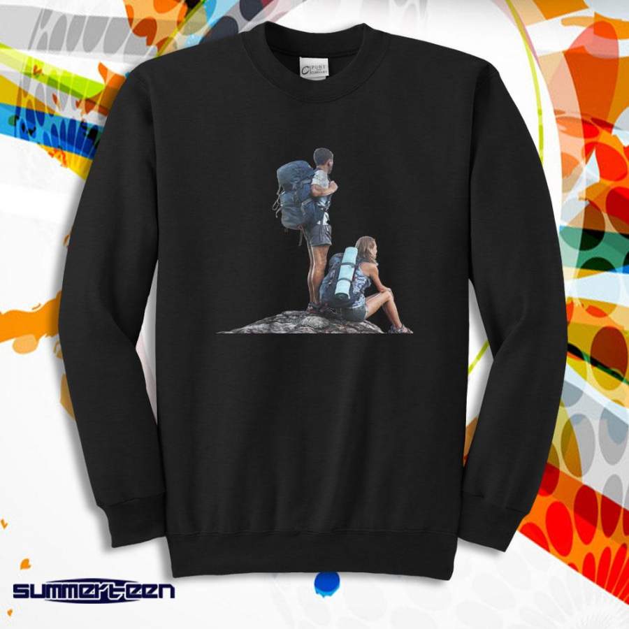 Hiking Couple Men’S Sweatshirt