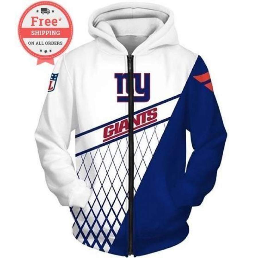 New York Giants Hoodie 3D Style3559 All Over Printed