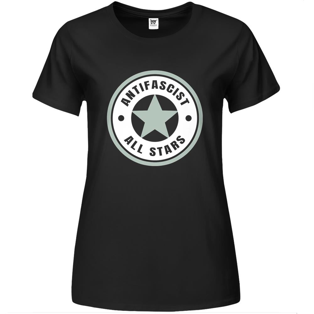 Anti-Fascist All Stars Antifascist Premium Womens T Shirts