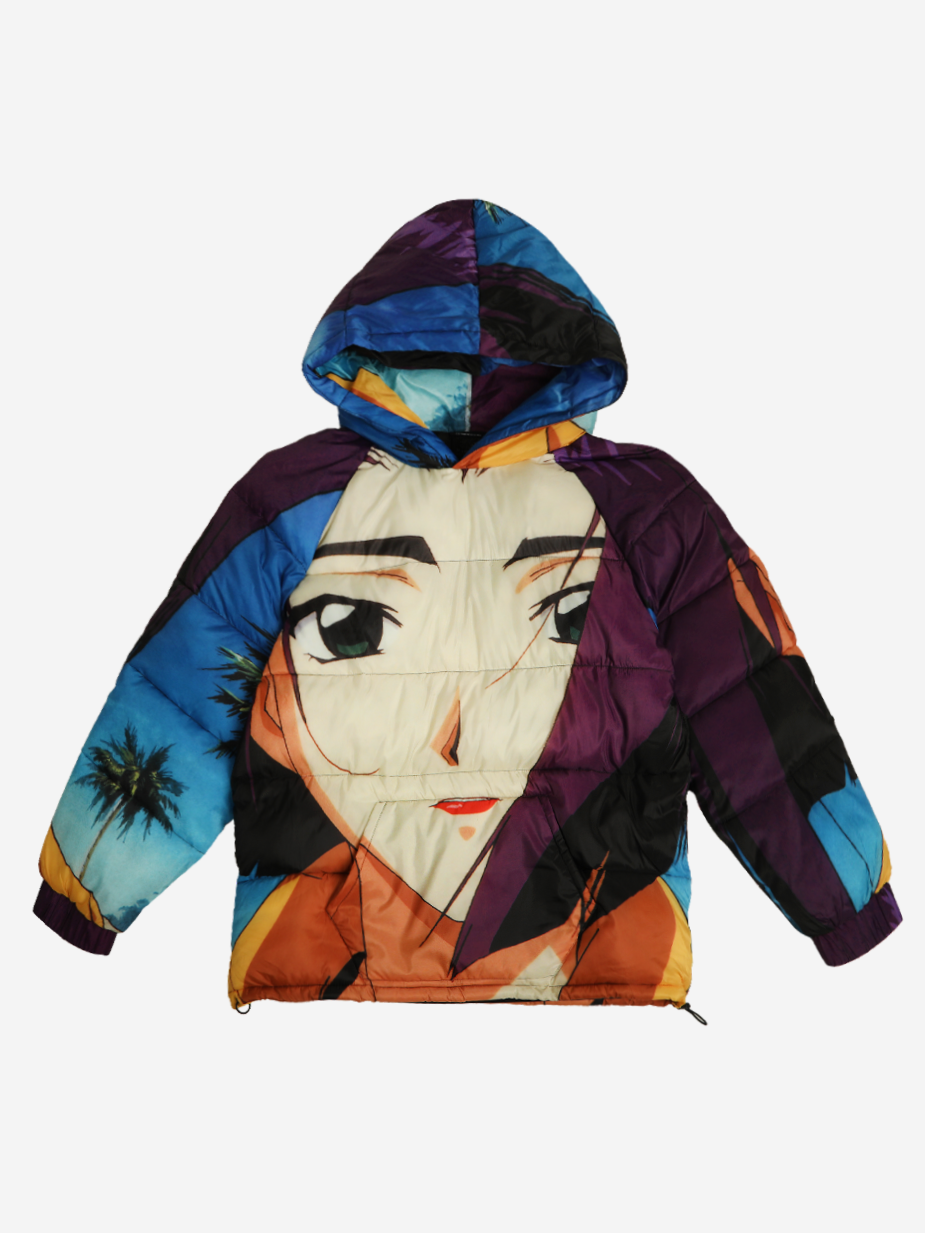 Cowboy Bebop Faye Puffer Hoodie