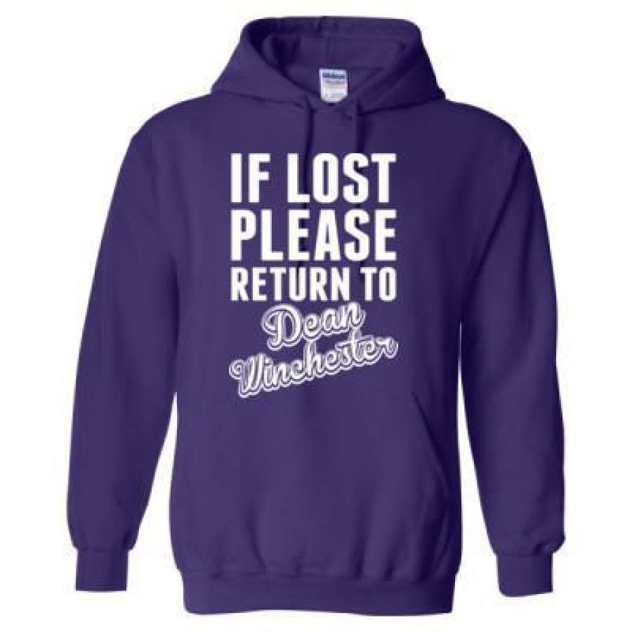 AGR If Lost Please Return To Dean Winchester – Heavy Blend™ Hooded Sweatshirt