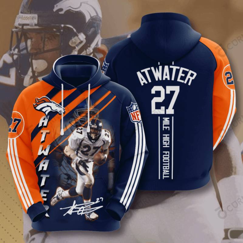 Denver Broncos 3D Hoodie