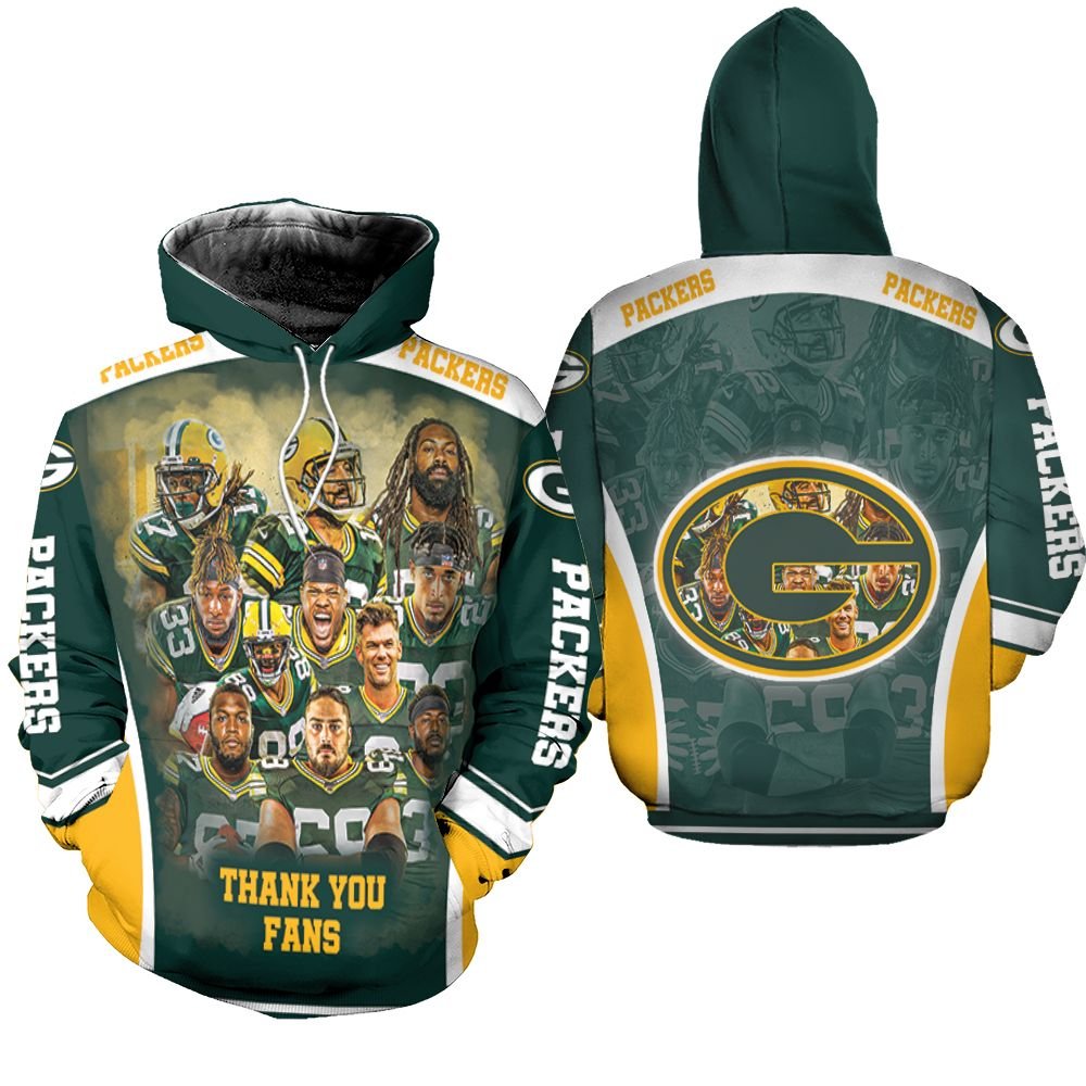 Green bay packers nfc noth division champions thank you fans all player for fan Hoodie