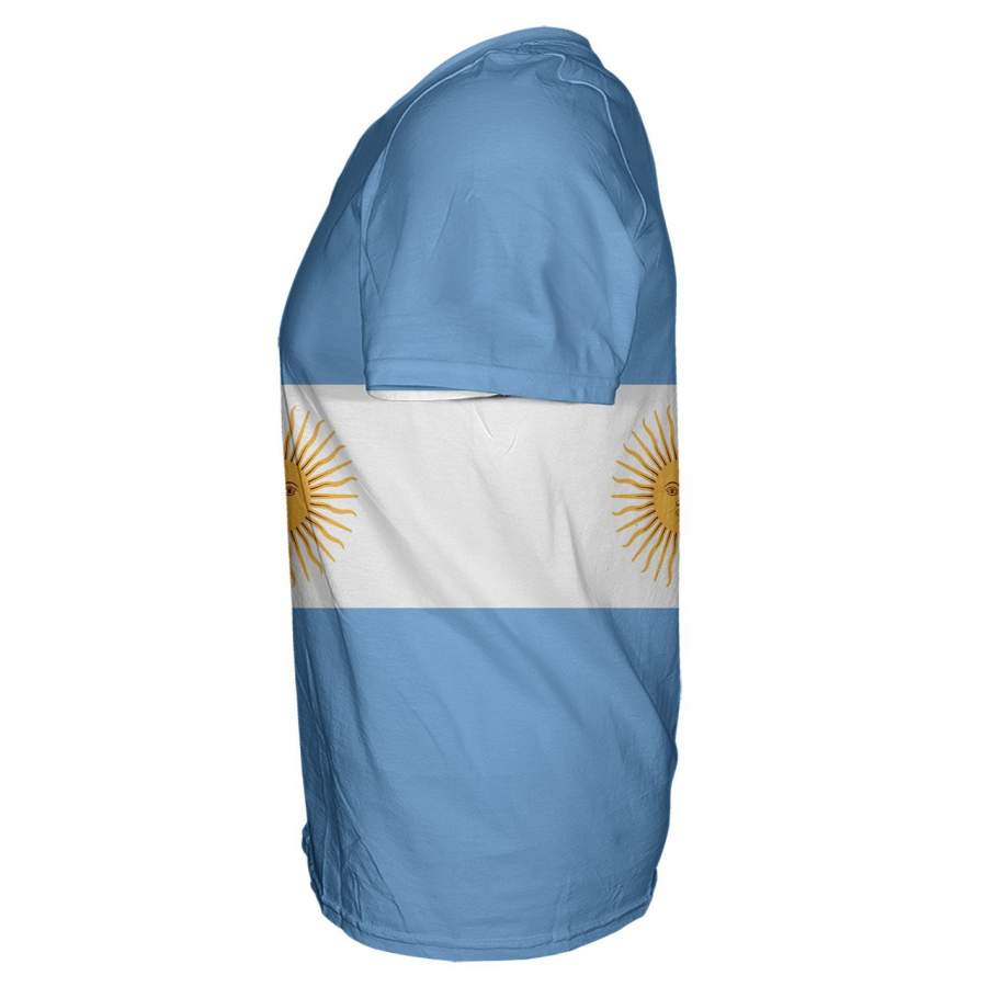 Argentina Flag T Shirt Kopular Store