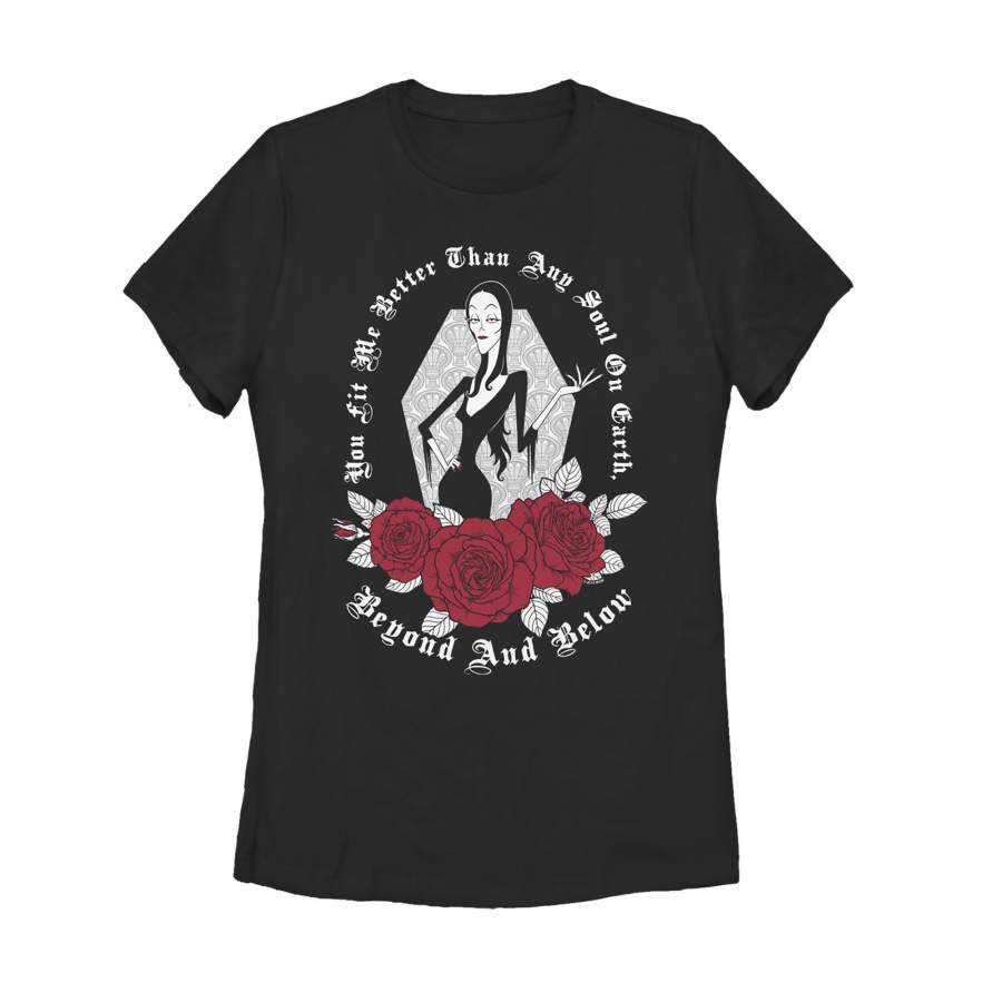 Addams Family Women’s Morticia Love Declaration  T Shirt