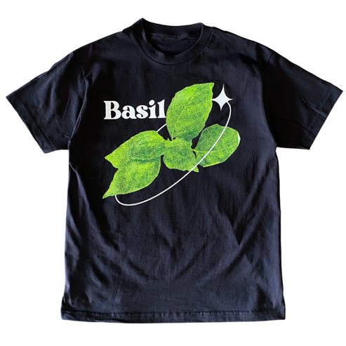 Basil Tee Shirt Outfit  For Men  For Women