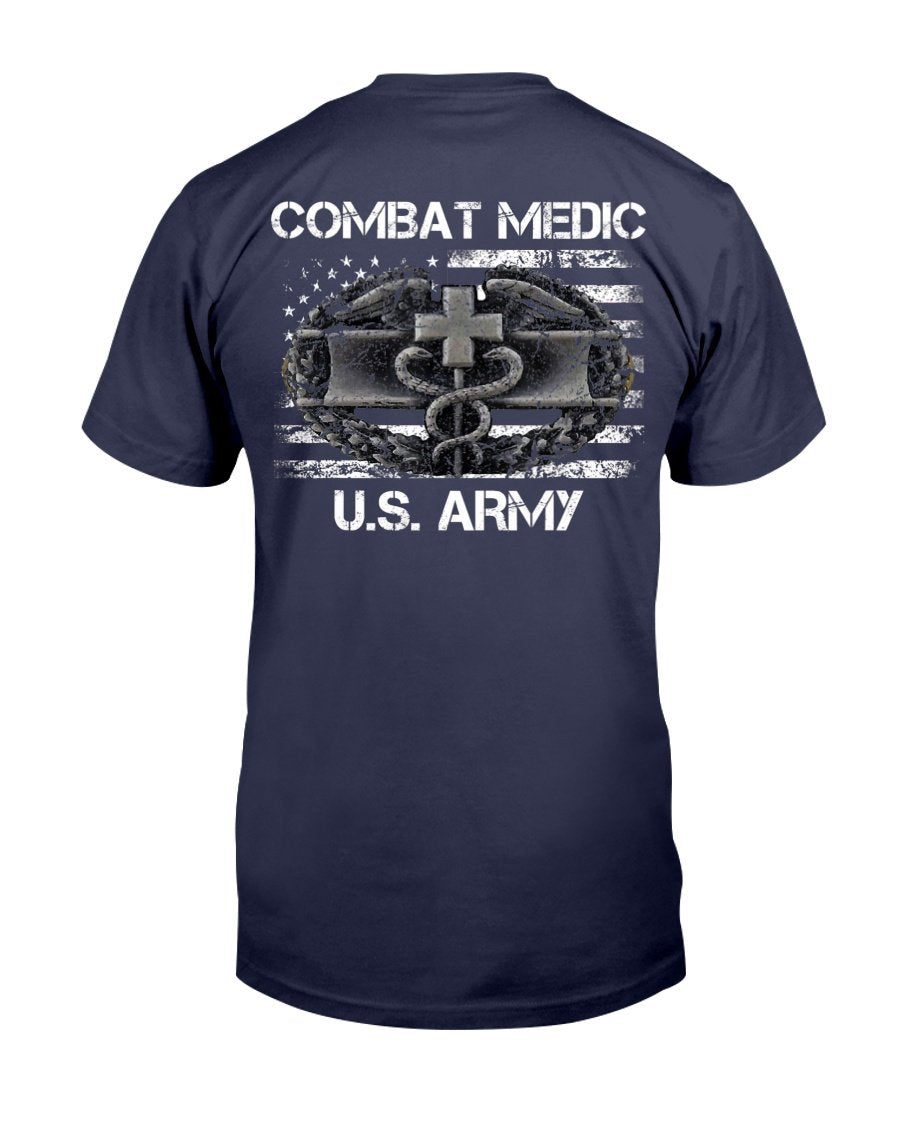 Proud Us Army Combat Medic, American Flag Veteran, Gift For Veteran T ...