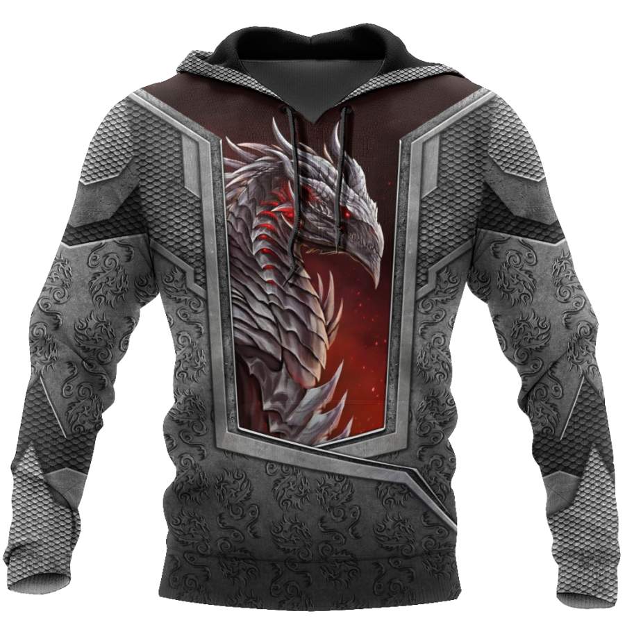 3D Tattoo and Dungeon Dragon Hoodie HAC020109