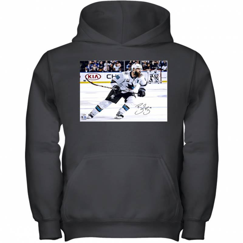 Brent Burns San Jose Sharks Autographed Youth Hoodie