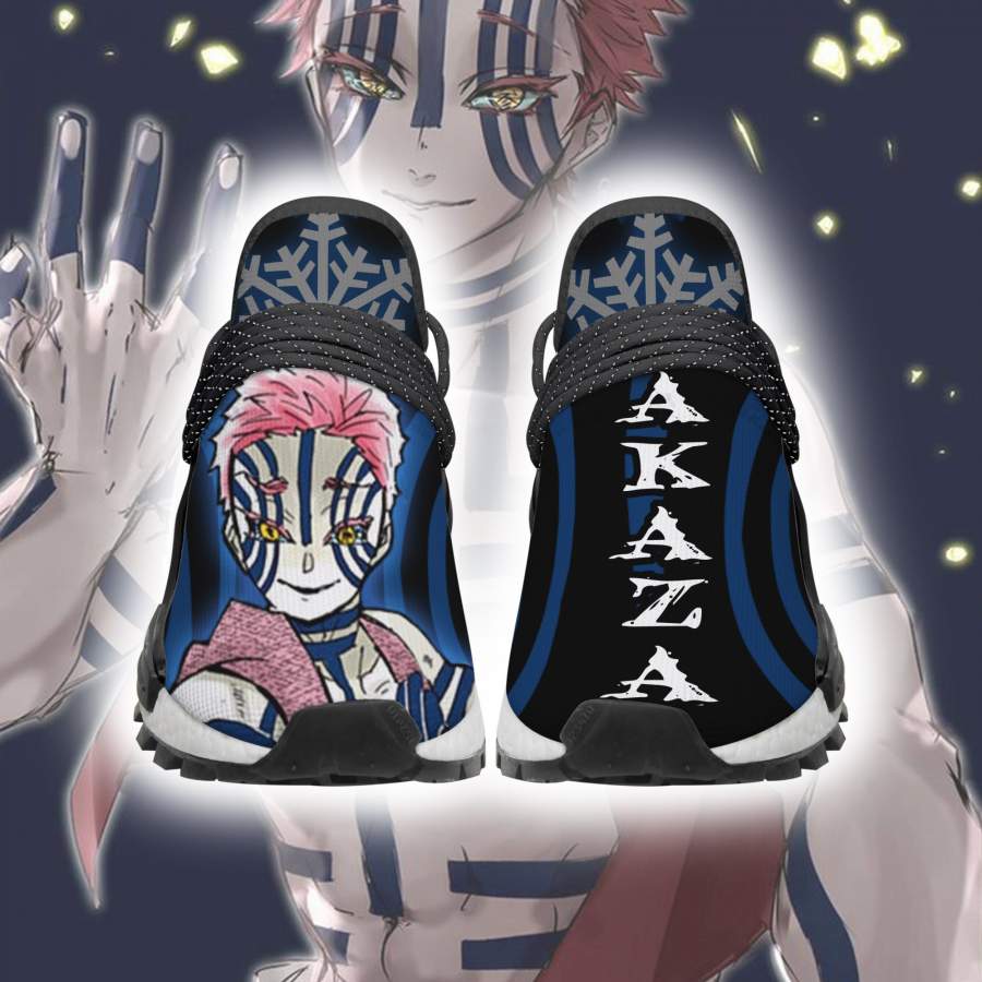 Demon Slayer Shoes Akaza NMD Sneakers Custom Anime Shoes