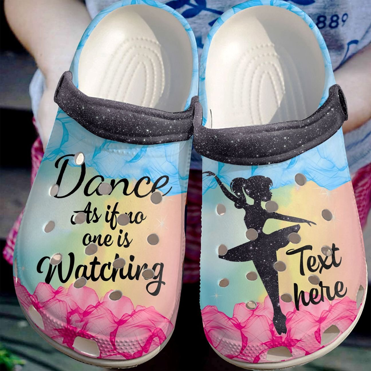 Ballet Personalized Clog, Custom Name, Text, Color, Number Fashion Style For Women, Men, Kid, Print 3D Dance