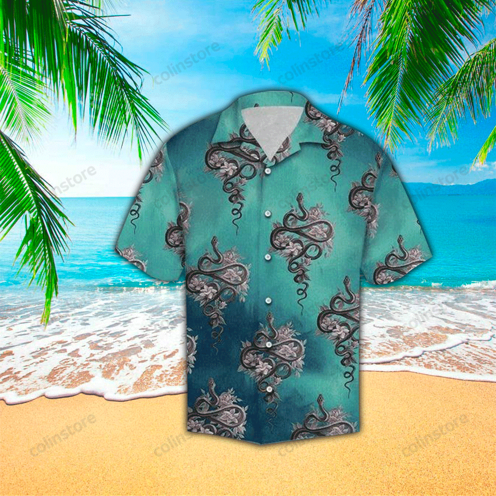 Snake Flower Hawaii Shirt Aloha Ha78163