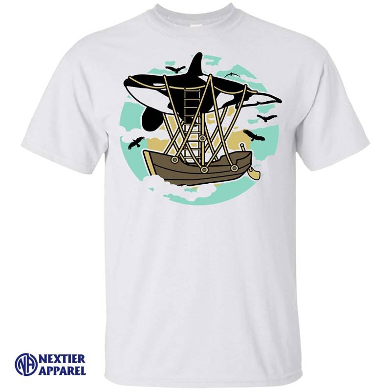 Whale Air Balloon T Shirt Best Gift For Men And Women