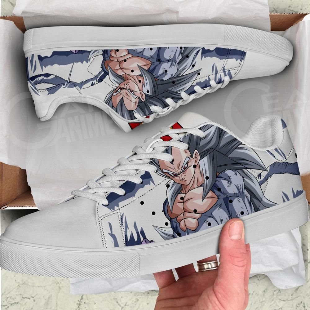 Vegeta Ssj 5 Skate Shoes Custom Dragon Ball Anime Sneakers Unisex Men Women