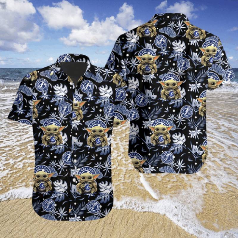 Tampa Bay Lightning Hawaii 3D Shirt With Shorts TBLN3D03190620