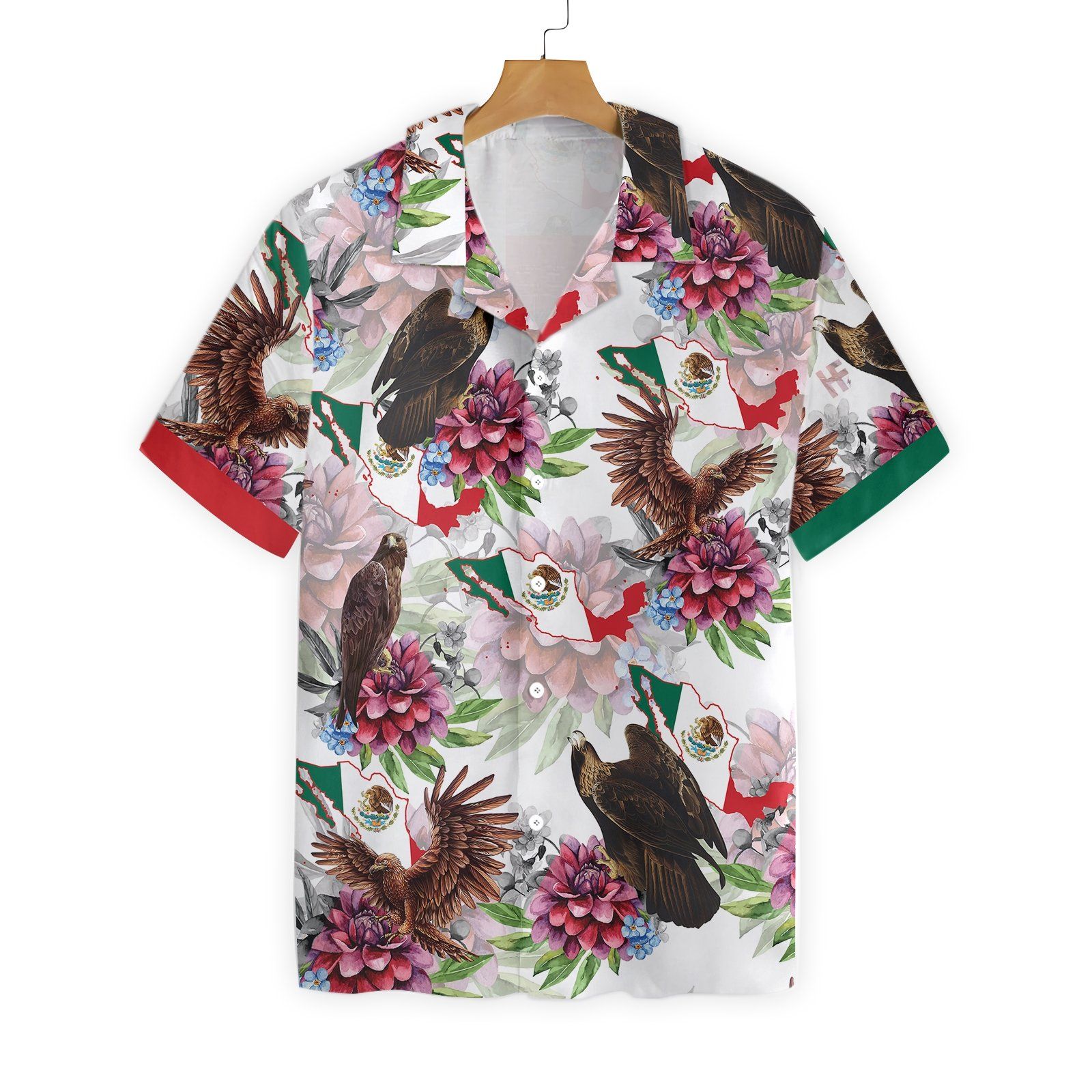 Mexico Proud Dahlia Golden Eagle 3001 Hawaii Shirt Ha25259