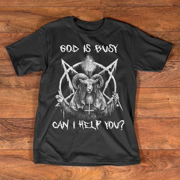 God Is Busy Can I Help You Standard Men T-shirt