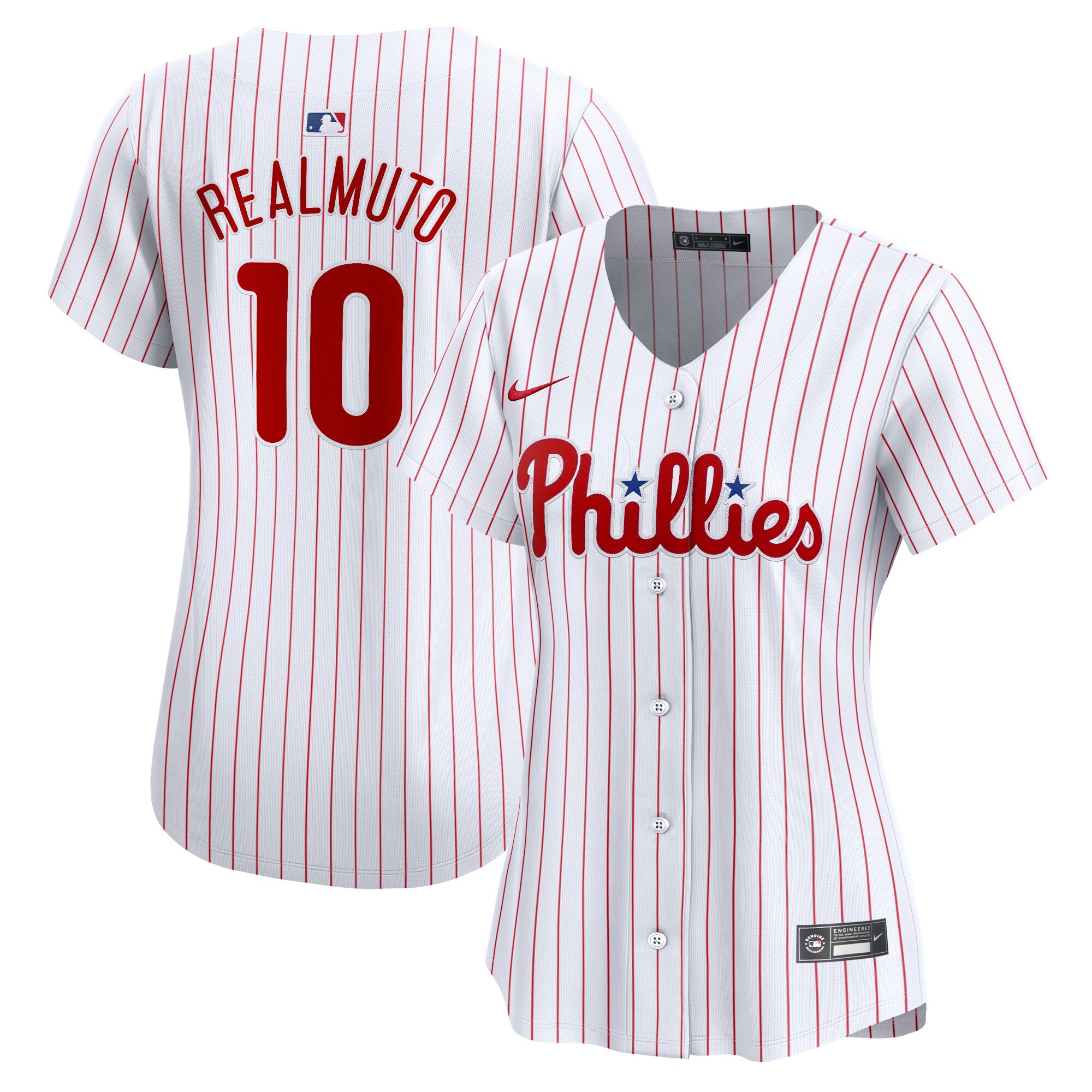 J.T. Realmuto Philadelphia Phillies Women's Home Limited Player Jersey – White