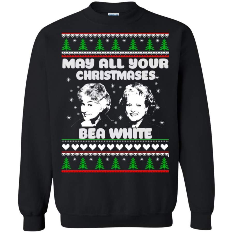 AGR Golden Girls may all your Christmases bea white sweatshirt