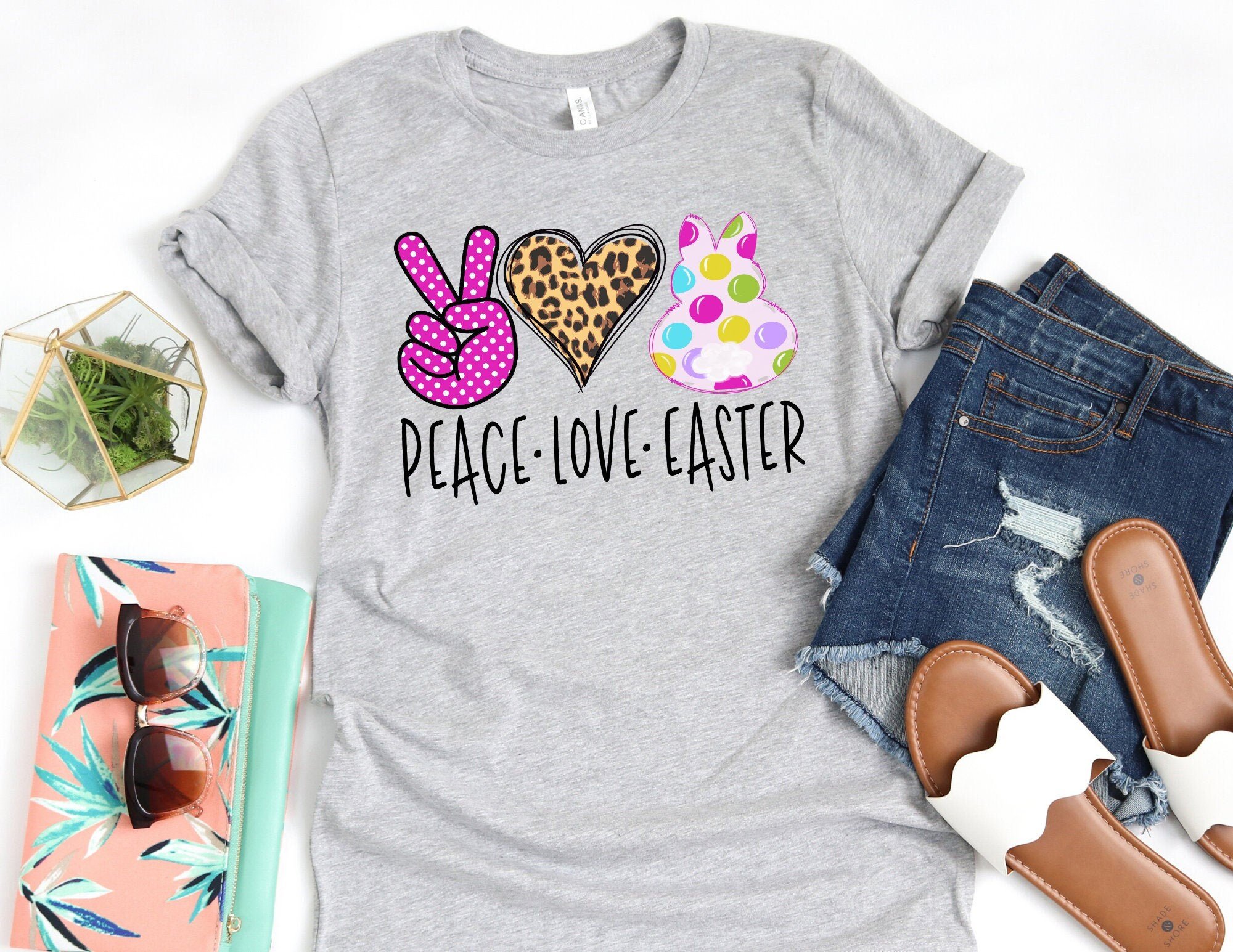 Peace Love Easter Shirt, Happy Easter Shirt, Easter Shirt, Easter T-Shirt, Easter Tee, Spring Shirts, Bunny Shirt, Happy Easter T-Shirt Hoodie All Color Size S-5Xl