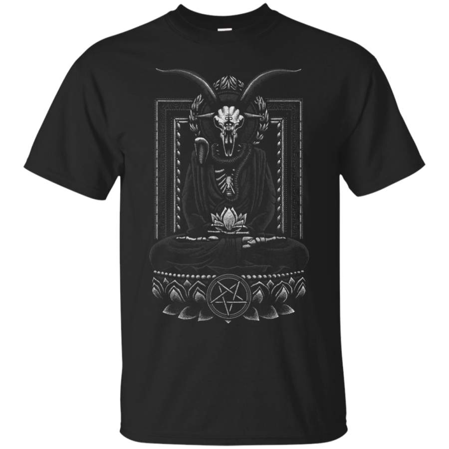 Yoga – Baphomet Nirvana White Halftone T Shirt & Hoodie