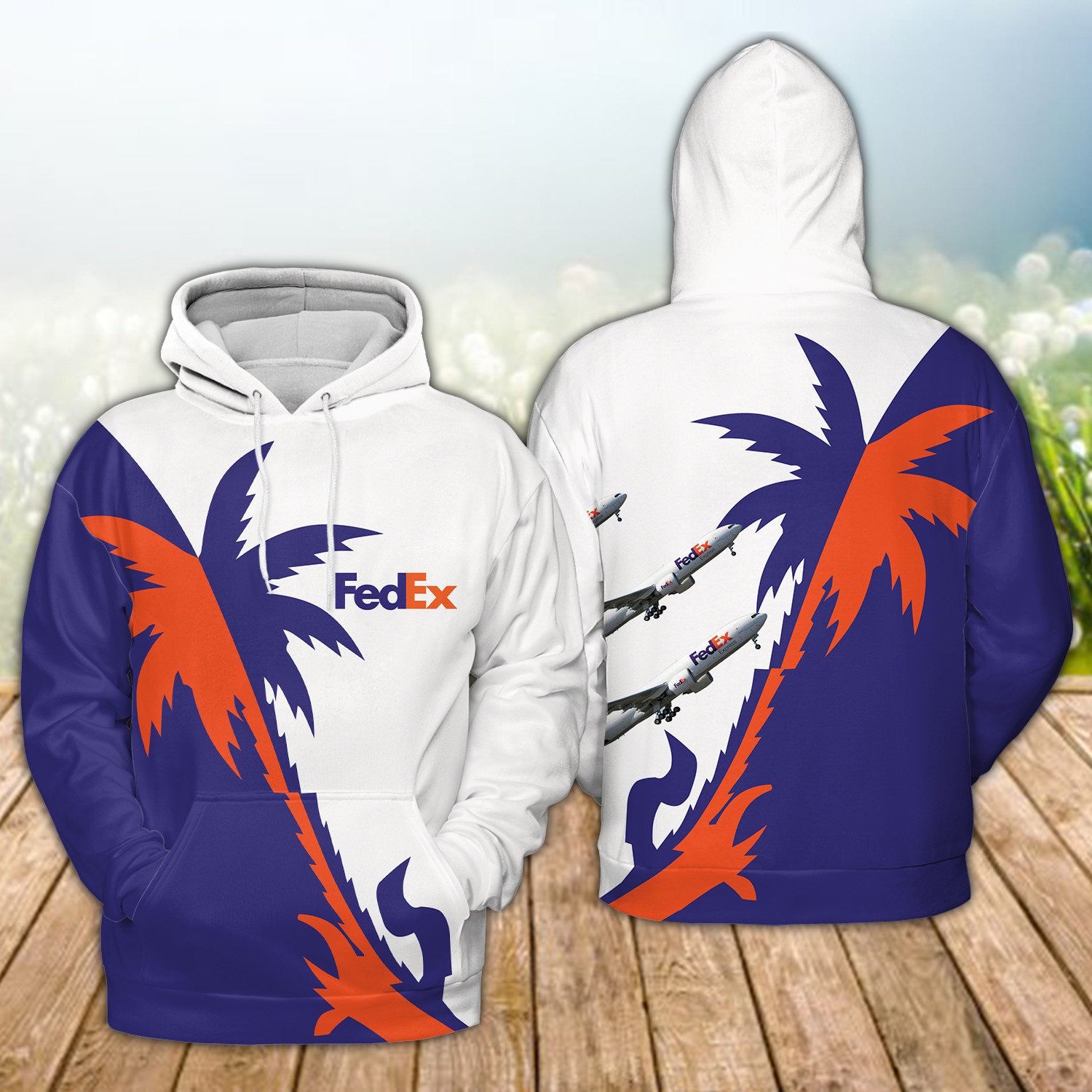 Fedex Express Mcdonnell Douglas Md-10-30F Hoodie 3D #251121V