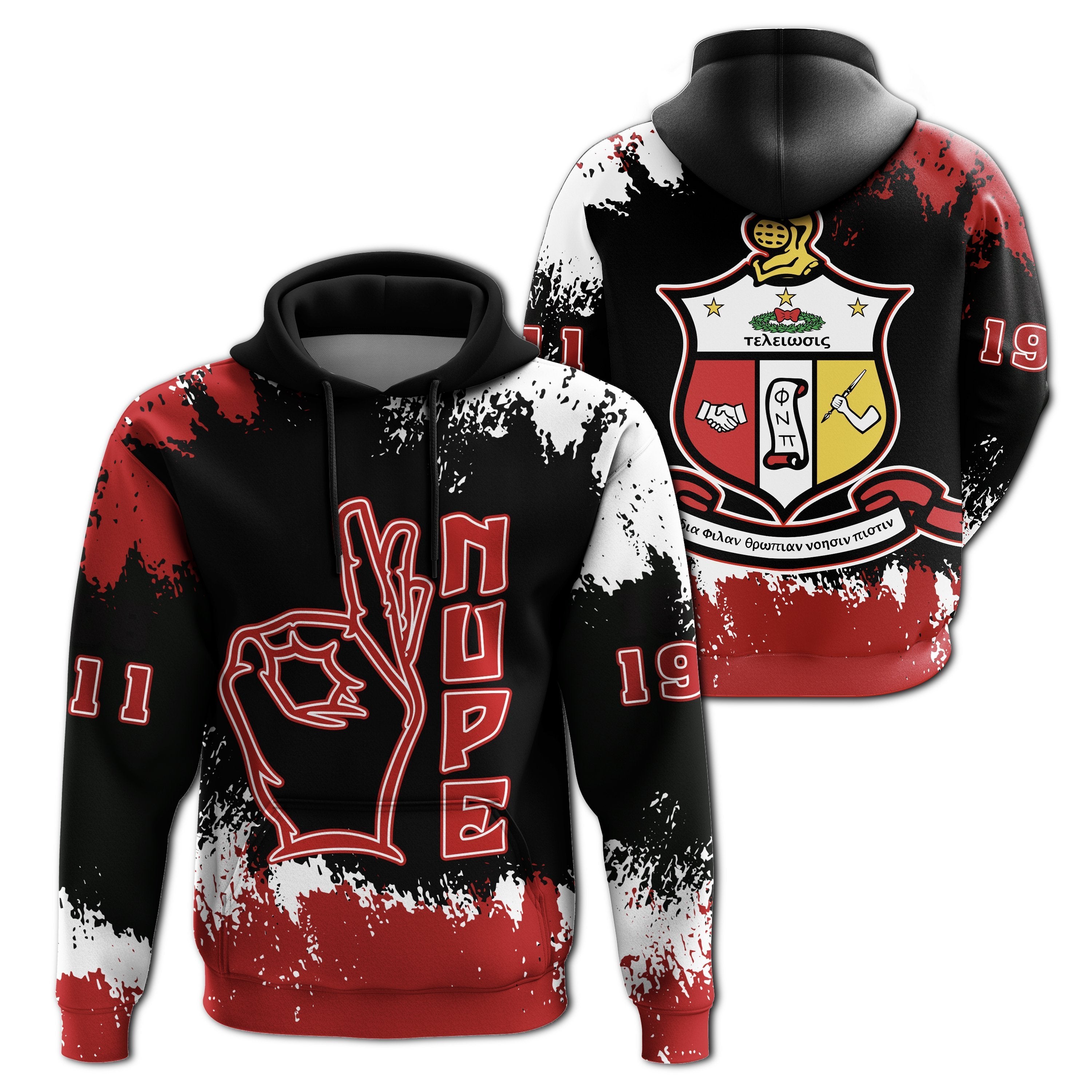 Greek Life Hoodie – Kappa Alpha Psi Hoodie – Face Style