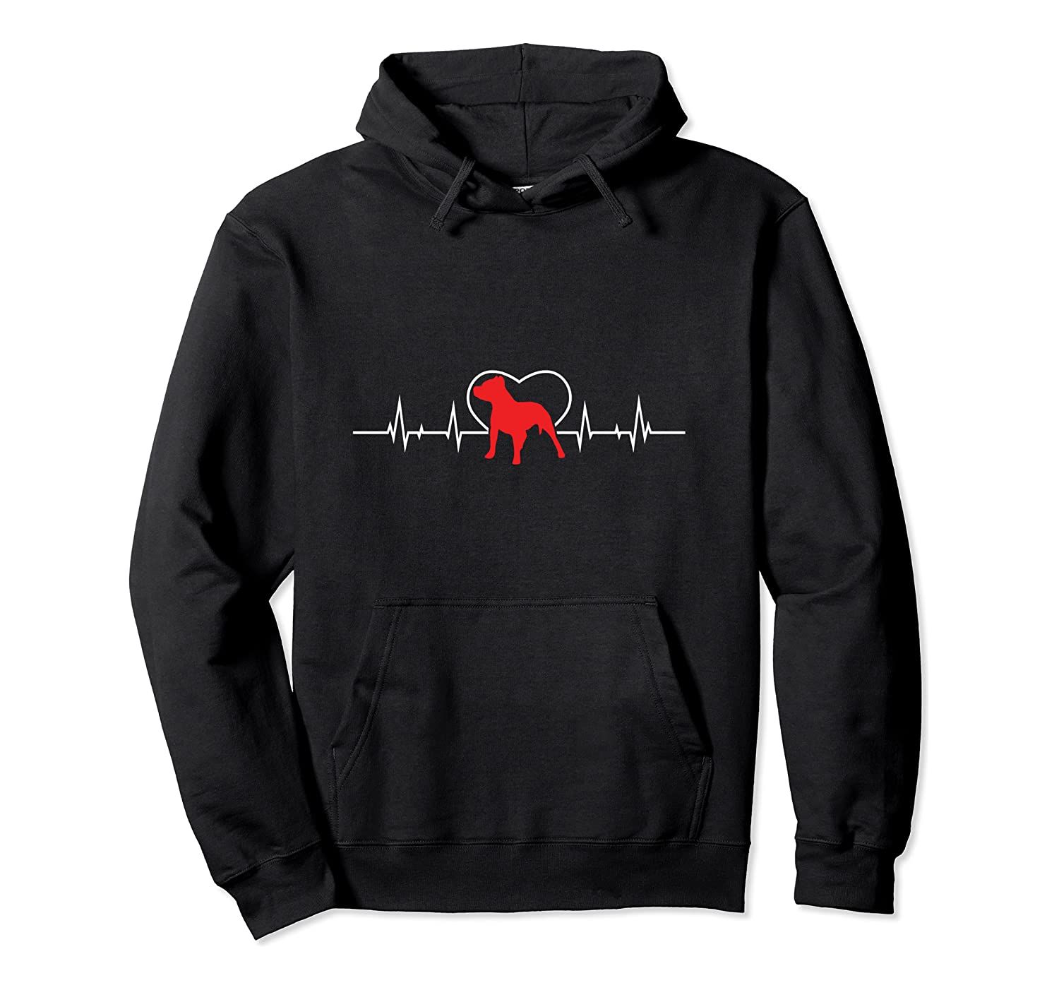 Pitbull Dad Dog Owner Pittie Puppy Lover Dog Mom Heartbeat Pullover Hoodie, T-Shirt, Sweatshirt