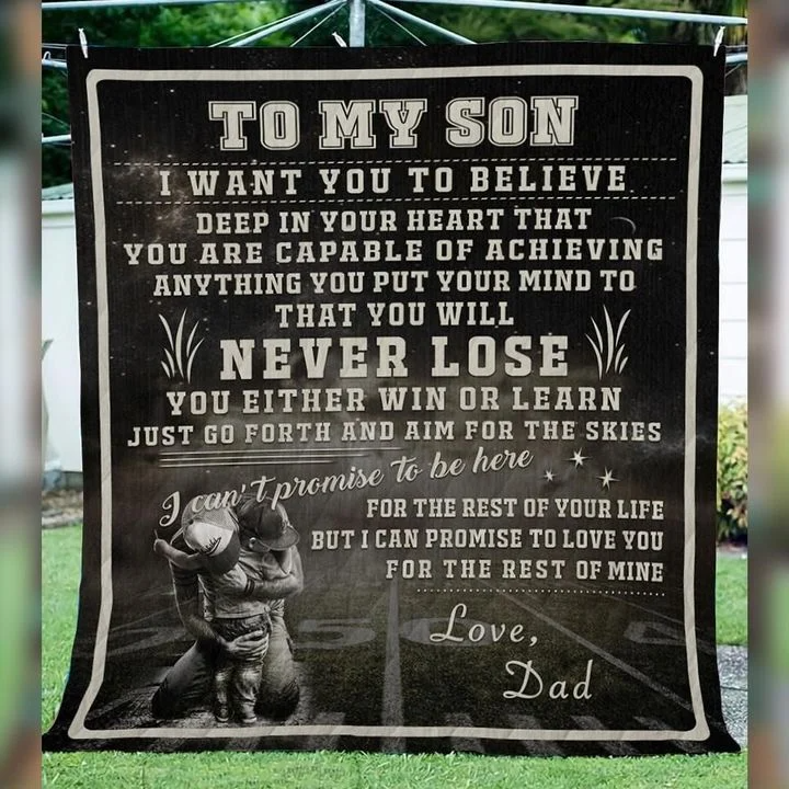 American Football Quilt Cubfq Sherpa Blanket