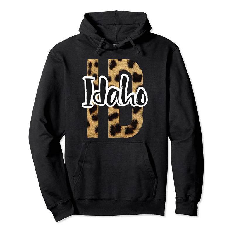 State of Idaho Leopard Cheetah Travel Vacation Souvenir Pullover Hoodie, T Shirt, Sweatshirt