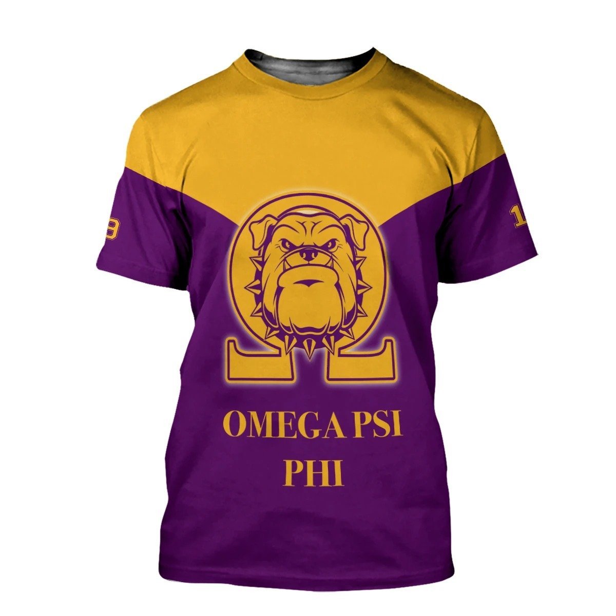 Fraternity Tshirt – Omega Psi Phi Bulldog Chain Tshirt