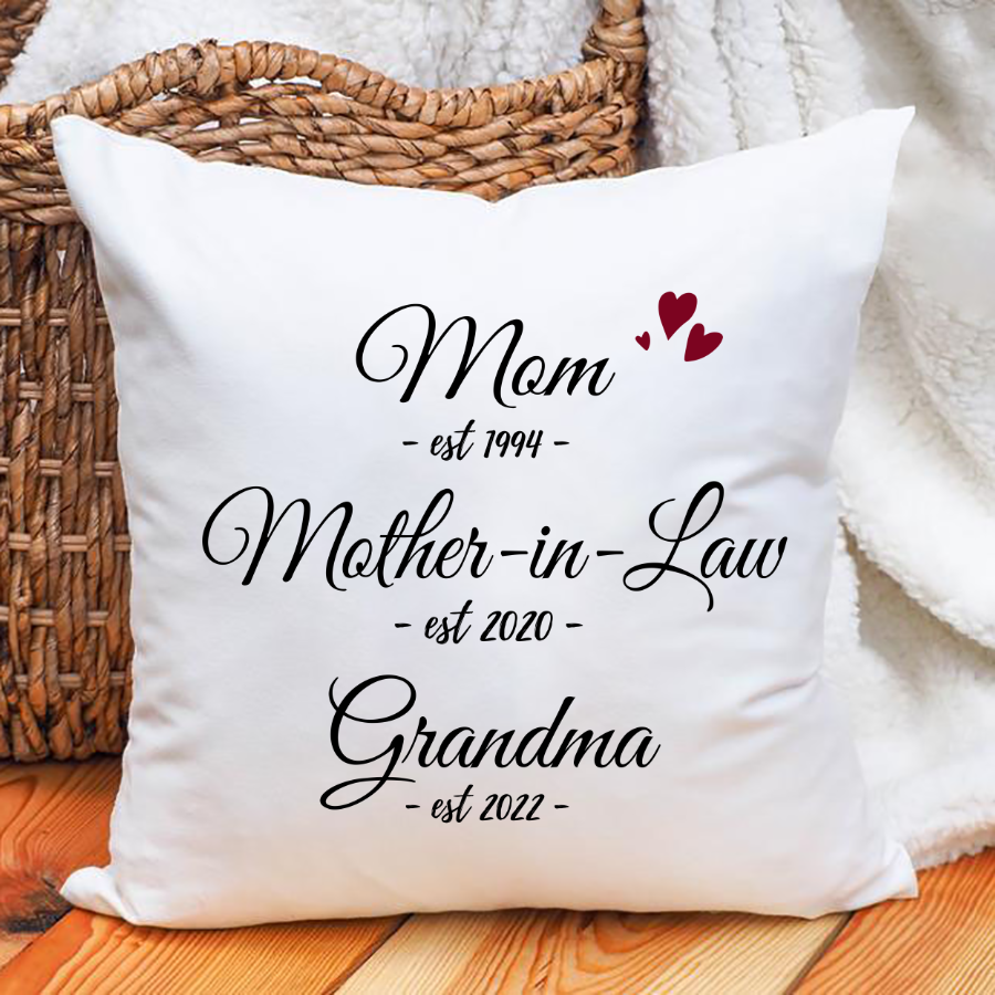 Personalized Mother In Law Pillow