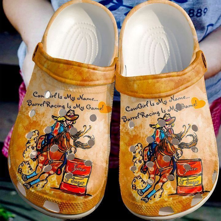 Barrel Racing Is My Game Classic Clogs Shoes